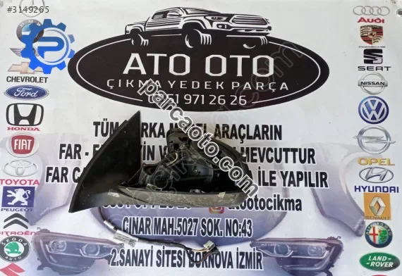 Mercedes-Benz B Serisi Dış Ayna Komple - İzmir Bornova