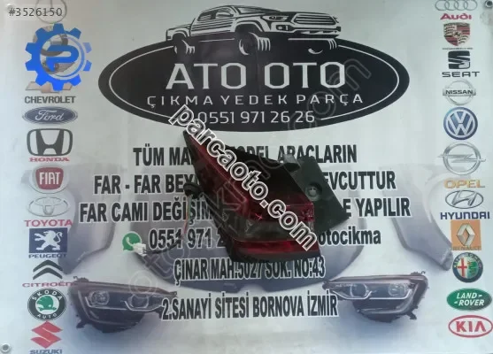 Nissan juke orjinal cıkma sol stop