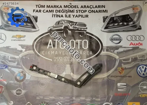 Insignia a sol arka tampon braketi orjinal çıkma
