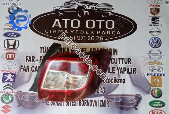 Renault symbol orjinal çıkma sağ stop