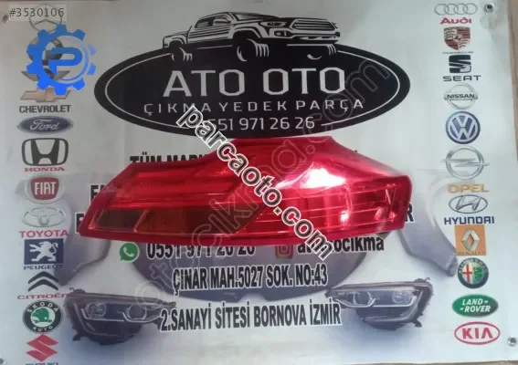 Opel ınsignia statıon wagon orjinal çıkma sağ stop