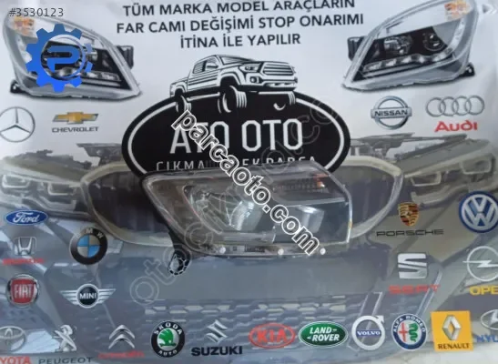 Renault symbol orjinal çıkma sağ far