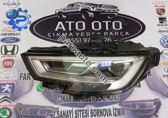 Audi a3 orjinal çıkma matrix sol far 8v0941033