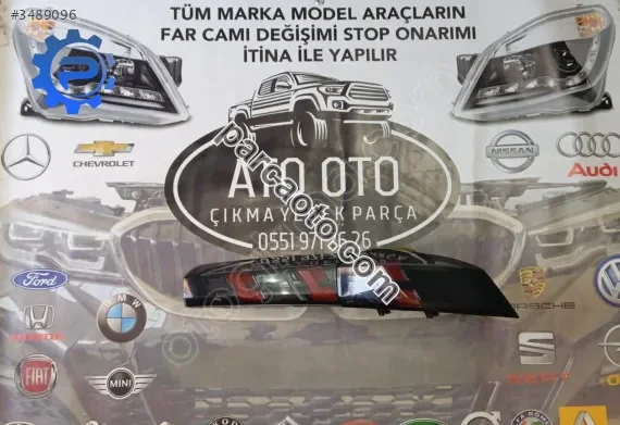 Peugeot 2008 Sağ Arka İç dış Stop Lambası Orijinal çıkma