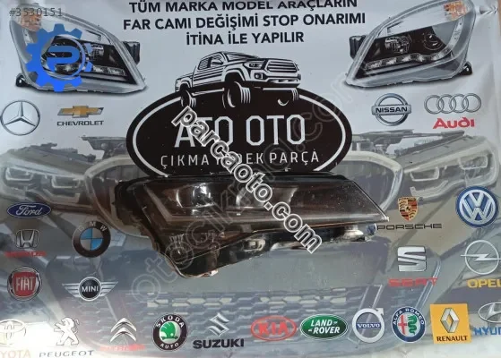 Skoda süper b orjinal çıkma sağ far