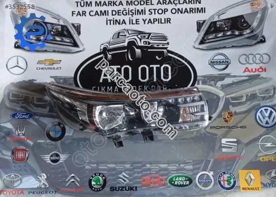Toyota corolla orjinal çıkma sağ far