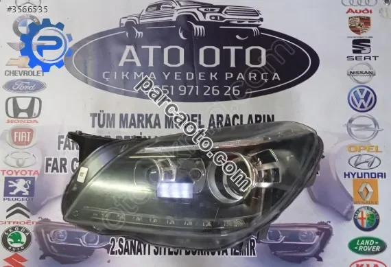 Mercedes slk w172 kasa xenon sol far orjinal  çıkma