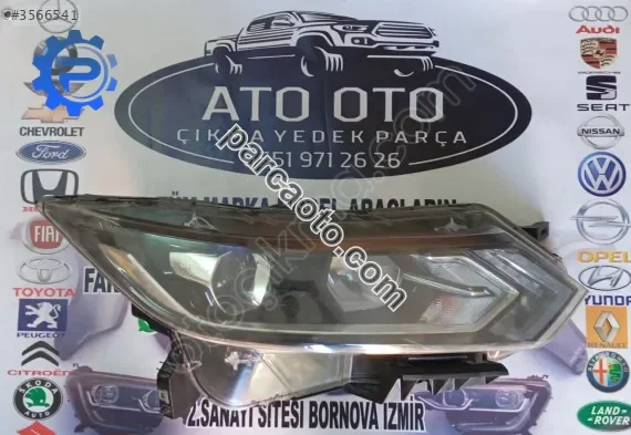 Nissan qashqai orjinal çıkma sağ far