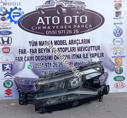 Citroen C5 Air Cross Sol Far - Orjinal Çıkma Parça