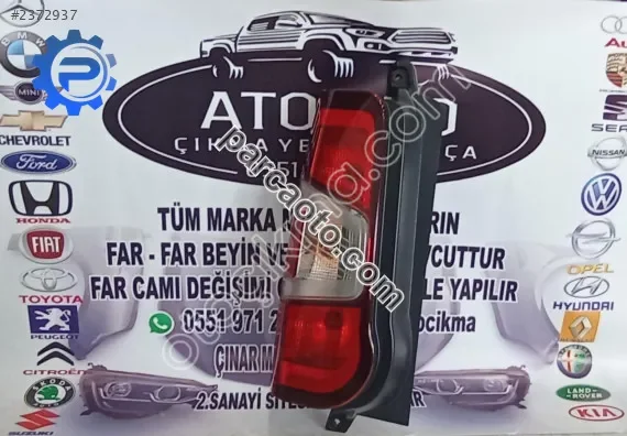 Peugeot partner orjinal çıkma sol stop