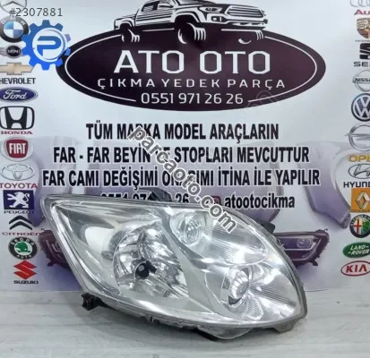 Toyota yaris orjınal cıkma sol far