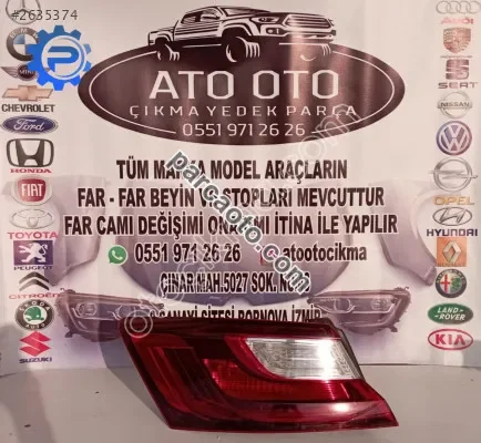 Renault megane 4 orjinal çıkma sol stop