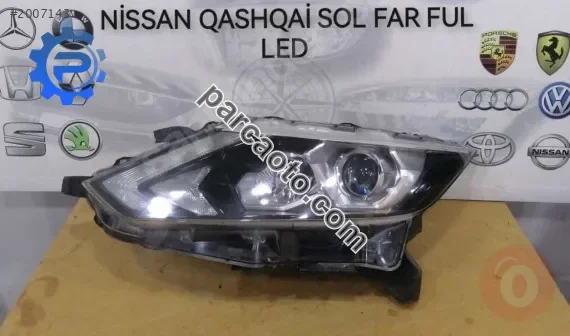 Nissan qashqai sol far ful led orjinal çıkma
