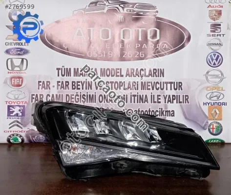 Skoda süper b orjinal çıkma sağ far