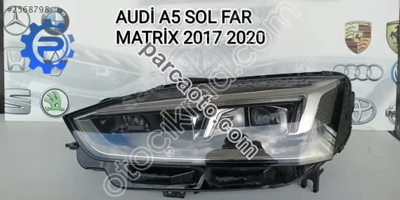Audi a5 sol far matrix 2017-2020 orjinal çıkma parça