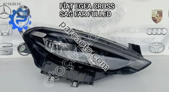 Fiat egea cross sağ far ful led orjinal çıkma parça