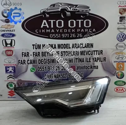 Audi a6 orjinal çıkma sol far