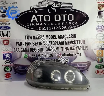 Opel corsa c çıkma parça mercekli angel far