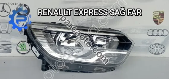 Renault express sağ far orjinal çıkma