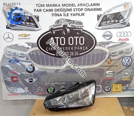 Skoda scala 2017 2022 orjınal çıkma sol far