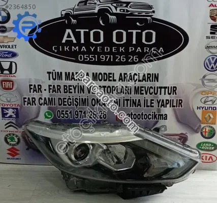 Nissan qashqai orjinal çıkma sağ far