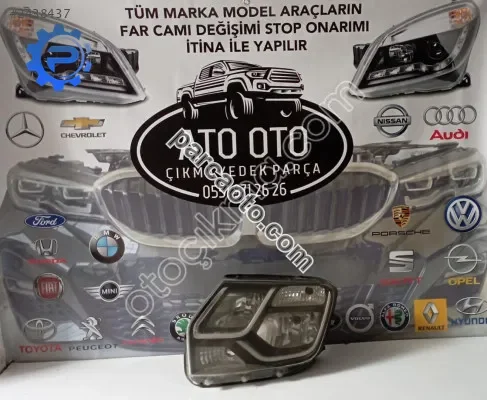 Dacıa duster makyajlı orjınal çıkma  parça sol far