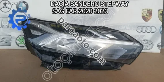 Dacia sandero stepway sağ far 2020-2023 orjinal çıkma