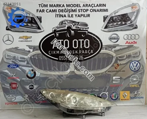 Peugeot 207 orjınal çıkma sağ far