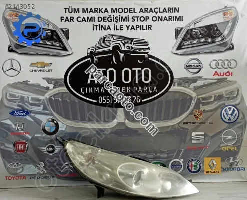 Peugeot 407 orjınal çıkma sağ far
