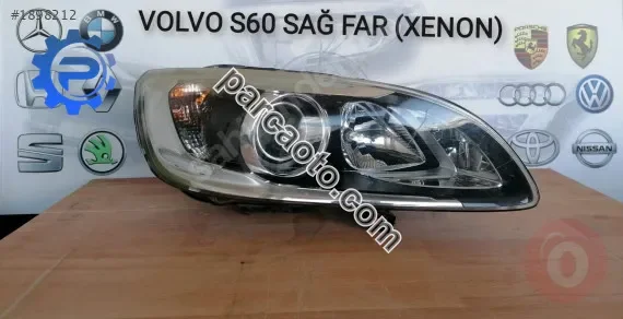 Volvo s60 orjınal çıkma  sağ far