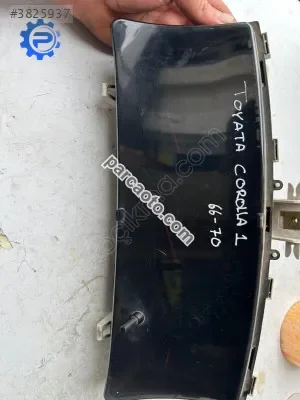 Toyata corolla gösterge paneli