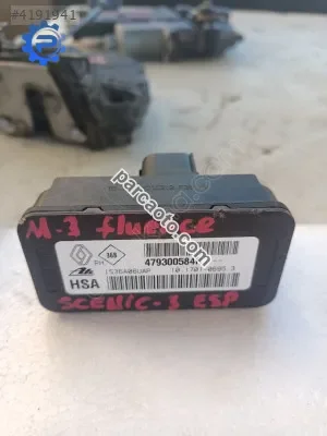 Renault fluence megane 3 scenic 3 esp ivme kaptörü 479300584r