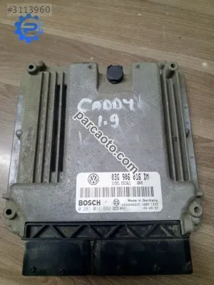 Volkswagen caddy 1.9 motor beyni 0281011882 03g906016dm
