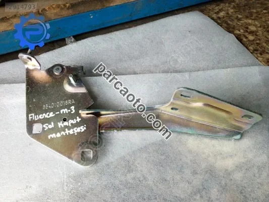 Renault fluence megane 3 sol kaput menteşesi 654010016ra