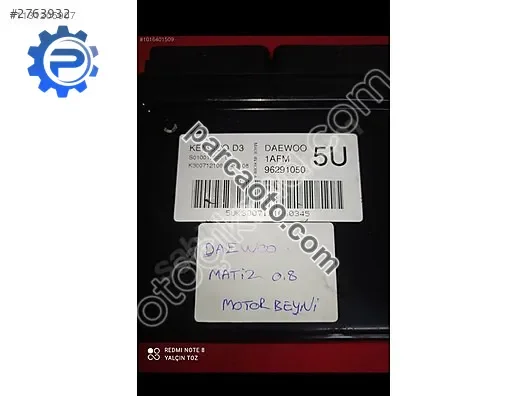 Daewoo Matiz Motor Sandık - Ordu Altınordu