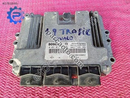 RENAULT TRAFİC OPEL VİVARO MOTOR BEYNİ 0281011759 RENAULT TRAFİC OPEL VİVARO MOTOR BEYNİ 0281011759