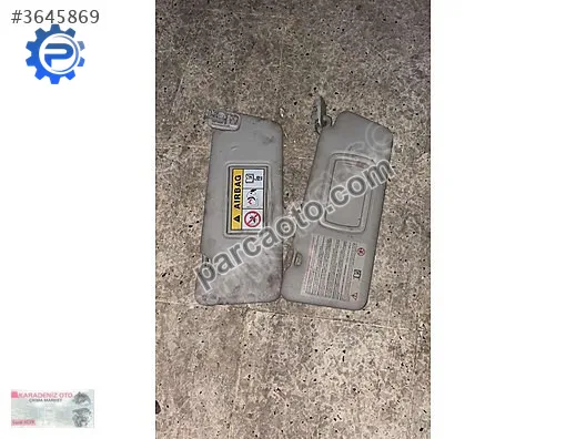 Renault fluence güneşlikleri orijinal