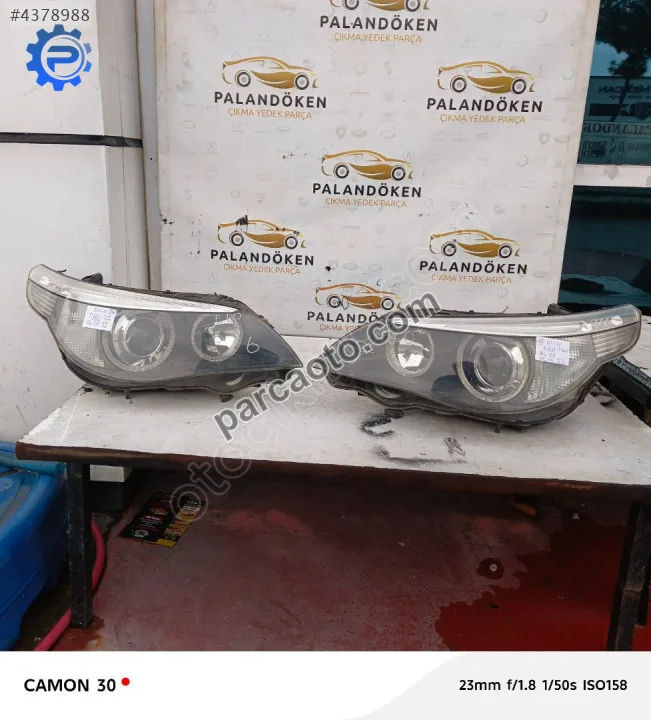 E60 5 serisi 04-08 model sag sol far