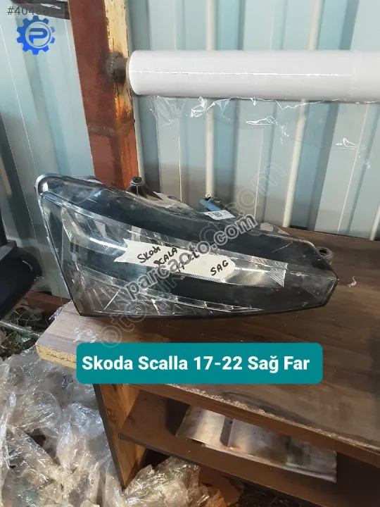 Skoda Scalla 17-22 Sağ Far Skoda Scalla 17-22 Sağ Far