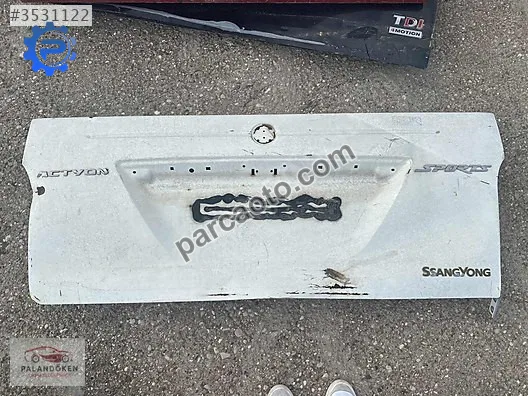 Ssangyong actyon bagaj kapağı çıkma orjinal