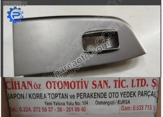 H100 KMY SAĞ DÜĞMESİZ CAM ÇERÇEVESİ H100 KMY SAĞ DÜĞMESİZ CAM ÇERÇEVESİ