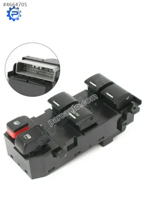 JAZZ 09-12 DÖRTLÜ SOL CAM DÜĞMESİ JAZZ 09-12 DÖRTLÜ SOL CAM DÜĞMESİ