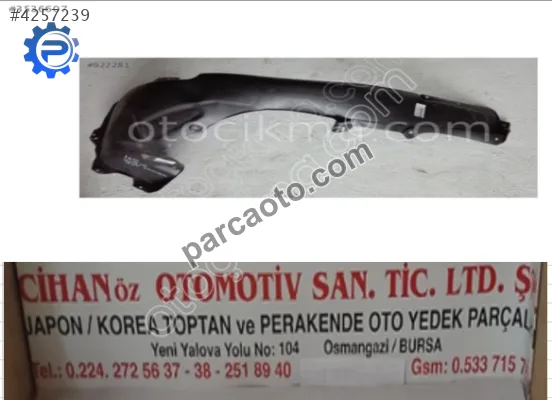 Hyundai i20 Davlumbaz - Bursa Osmangazi