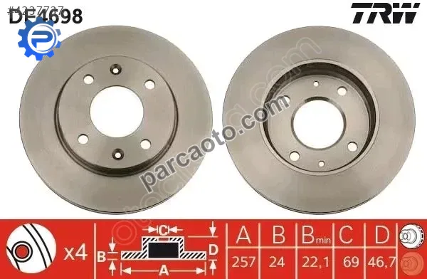 Hyundai Matrix Fren Disk Aynası - Bursa Osmangazi