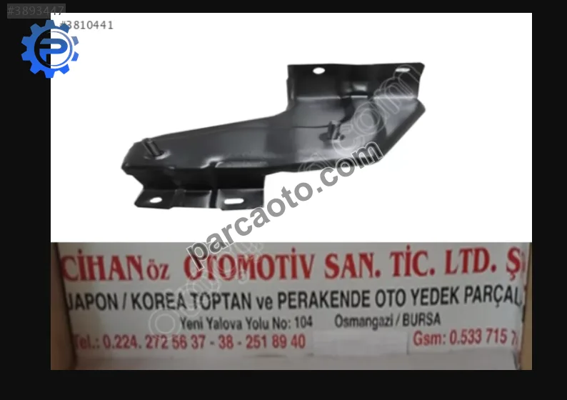 Hyundai H100 Tampon Tutacağı - Bursa Osmangazi