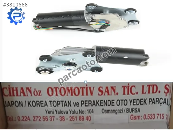 Toyota corolla silecek motoru ae101 1992-1997 wpmvr-10004