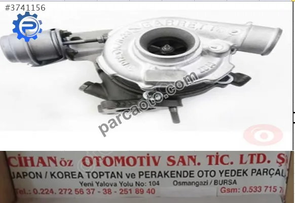 Hyundaı ı30 turbo 2007-2012 1.6 dizel orjinal garett-