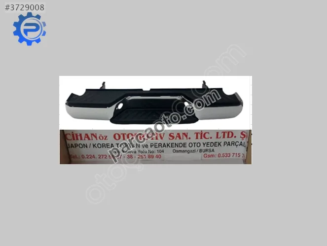 Nissan Navara Nikelajlı Arka Tampon 2006 2014 86510-JR00A;