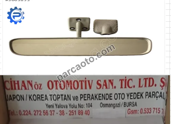 Mitsubishi L200 İç Ayna - Bursa Osmangazi