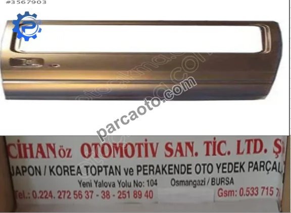 MAZDA E-2200 ORTA KAPI SACI SAĞ SOL;? MAZDA E-2200 ORTA KAPI SACI SAĞ SOL;?